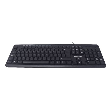 TECLADO NACEB ALAMBRICO MULTIMEDIA NEGRO ESTANDAR USB