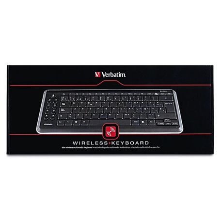 TECLADO VERBATIM INALAMBRICO BRAVO VB98110 NEGRO