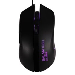 MOUSE BALAM RUSH ALAMBRICO ELION 2400 DPI 4 COLORES 5 BOTONES NEGRO