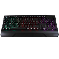TECLADO BALAM RUSH GAMER ILUMINACION LED REPOSAMUÑECAS