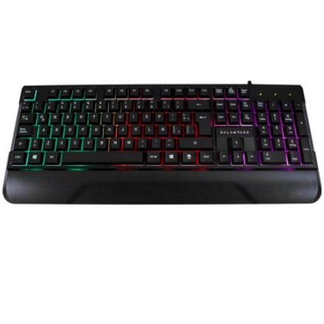 TECLADO BALAM RUSH GAMER ILUMINACION LED REPOSAMUÑECAS