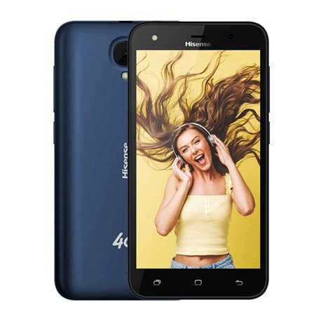 CELULAR SMARTPHONE HISENSE U3 2021 5 FACE ID  QUADCORE 16GB/1GB 5MP/2MP  ANDROID 10 AZUL