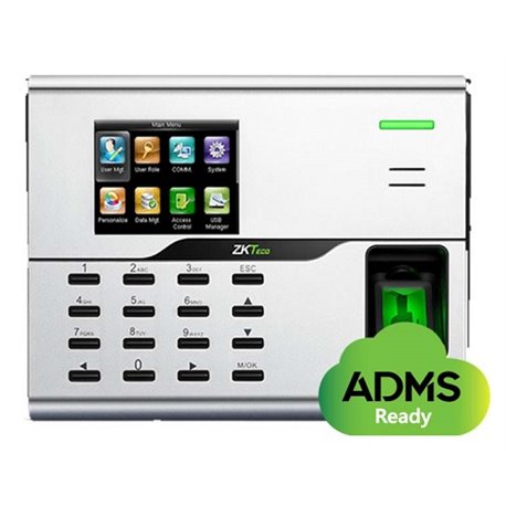 ZK UA860ID - CONTROL DE ACCESO Y ASISTENCIA SIMPLE / 3000 USUARIOS / 3000 TARJETAS ID / 50000 REGISTROS / TCPIP / WIFI
