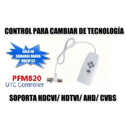 DAHUA PFM820- CONTROL PARA CAMBIAR DE TECNOLOGIA EN CAMARAS DAHUA HDCVI SERIE S3/ HDCVI/ HDTVI/ AHD/ CVB