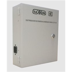 SAXXON PSU1213D8H - FUENTE DE PODER DE11 A 15 VCD 13 AMPERES  DISTRIBUIDOR PARA8 CAMARAS IDEAL PARA CAMARAS 4K 4MP FILTRO DE