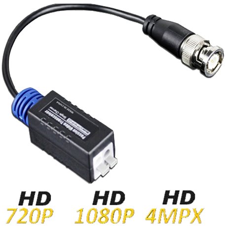 UTEPO UTP101PHD- PAR DE TRANSCEPTORES PASIVOS HDCVI/ TVI/ AHD/ CVBS/ 370 M A 720P/ 200 M A 1080P/ 200 M A 4MP/ FACIL CONEXION PU
