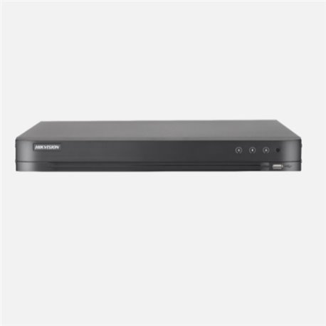 HIKVISION DVR 32 CANALES TURBOHD +2 CANALES  IP / 2 MEGAPIXELES 1080P LITE  / 2 BAHIAS DE DISCO DURO 1 CANAL DE AUDIO /VIDEO  DE