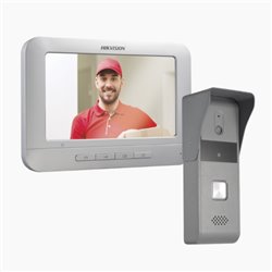 KIT DE VIDEOPORTERO ANALOGICO CON PANTALLA LCD A COLOR DE 7 /  FRENTE DE CALLE  PARA IP65