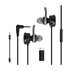 AUDIFONOS BALAM RUSH EARSET GAMER CON MICROFONO ES330 3 5 MM ADAPTADOR USB TIPO C