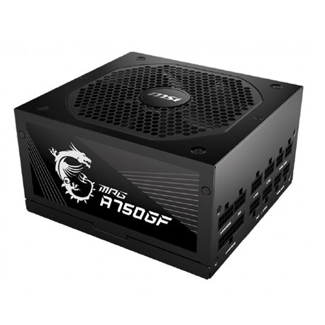 FUENTE DE PODER MSI 750W FULL MODULAR 80 PLUS GOLD PFC
