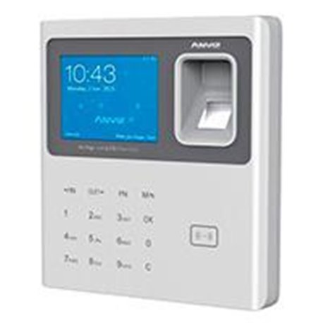 CONTROL DE ASISTENCIA BIOMETRICO ANVIZ, PANTALLA A COLOR, SERVIDOR EN LA NUBE (CLOUDCLOCKING), CONEXION DE RED TCP/IP. WIFI Y US