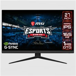 MONITOR MSI 27 PLANO 2560X1440 FULL HD 165HZ 1MS 1DP 2HDMI OPTIX G273QF