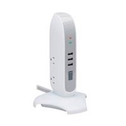 TLP66USB TORRE DE SUPRESION DE SOBRETENSIONES DE 5 TOMACORRIENTES, 3 PUERTOS DE CARGA USB (3.1A COMPARTIDOS), CABLE DE 1.83 M [6