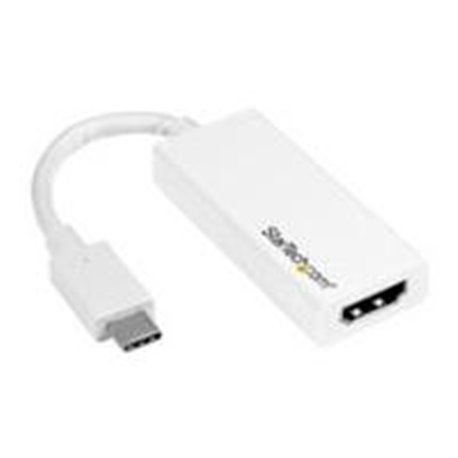 ADAPTADOR DE VIDEO USB-C A HDMI - CONVERTIDOR USB 3.1 TYPE-C A HDMI - BLANCO - TARJETA DE VIDEO EXTERNA HDMI - STARTECH.COM MOD.
