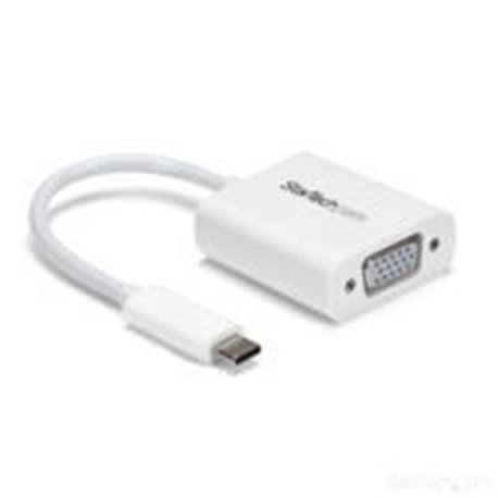 ADAPTADOR DE VIDEO USB-C A VGA - CONVERTIDOR USB 3.1 TYPE-C A VGA - BLANCO - STARTECH.COM MOD. CDP2VGAW