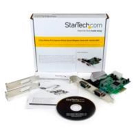 TARJETA ADAPTADORA PCI EXPRESS PCIE DE 2 PUERTOS SERIAL RS232 DB9 UART 16550 - STARTECH.COM MOD. PEX2S553