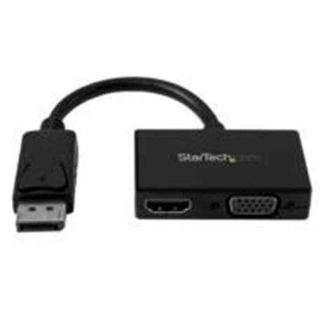 ADAPTADOR DP DE AUDIO/VIDEO PARA VIAJES - CONVERTIDOR DISPLAYPORT A HDMI O VGA COMPATIBLE CON THUNDERBOLT 1920X1200 - STARTECH.C