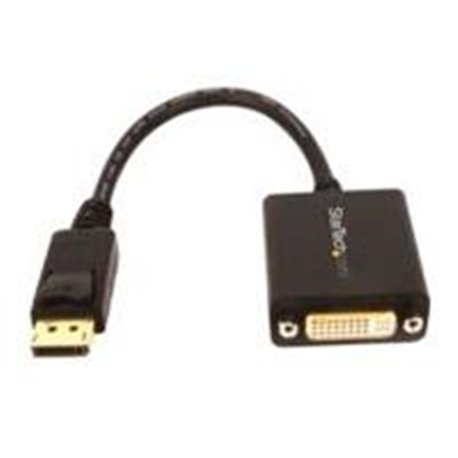 ADAPTADOR DE VIDEO DISPLAYPORT A DVI - CONVERTIDOR EXTERNO - DP MACHO - DVI HEMBRA - HASTA 1920X1200 - CABLE PASIVO - STARTECH.C
