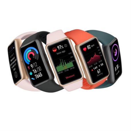 BAND HUWAEI 6 1.47 AMOLED COMPATIBLE CON ANDROID 4.4/IOS 9.0 NEGRO
