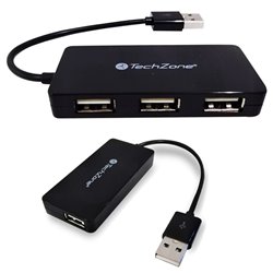 HUB TECHZONE 4 PUERTOS USB