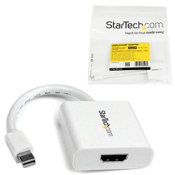 ADAPTADOR STARTECH BLANCO MINI DISPLAYPORT DP A HDMI - 1920X1200 - PASIVO -