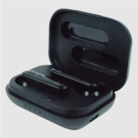 AUDIFONO IN-EAR EASY LINE INALAMBRICO TWS VIVA LIGHTS CON MICROFONO (2 HORAS) BLUETOOTH 5.1 NEGRO