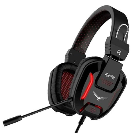AUDIFONO GAMER DIADEMA ALAMBRICO NACEB RAPTOR HIFI RETROILUMINADO USB2.5+3.5MM C/MIC
