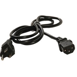 CABLE DE CORRIENTE BROBOTIX PARA CPU  18 AWG  1.8 METROS