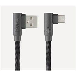 CABLE HUNE HIEDRA ROCA (GRIS) USB A USB C 1.2M