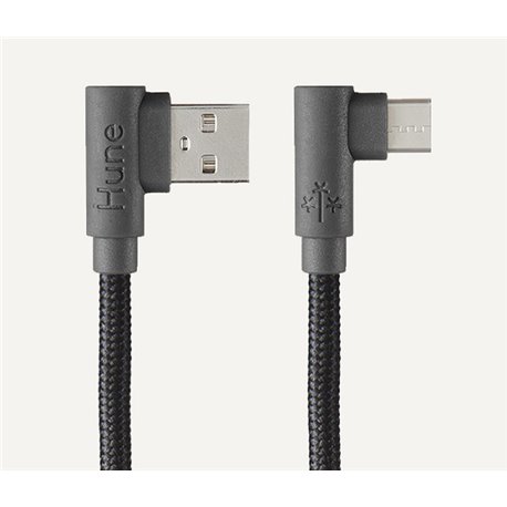 CABLE HUNE HIEDRA ROCA (GRIS) USB A USB C 1.2M