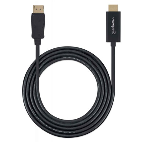 CABLE MANHATTAN DISPLAYPORT - HDMI M-M 1080P  1M