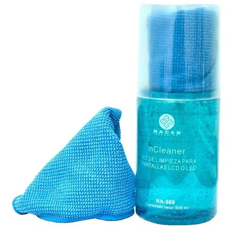 LIMPIADOR DE PANTALLAS NACEB 200ML CON PAÑO