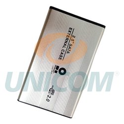 GABINETE DCM 2.5 SATA USB V2.0 PLATA