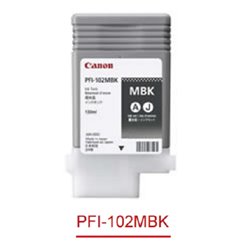 TINTA CANON PFI-102MBK NEGRO MATE 0894B001AA IPF605/510/650 130ML