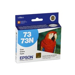 TINTA EPSON 73 T073220-AL CYAN STYLUS CX5600/CX5900/CX8300/T20/T30/TX100 (370 PAG)