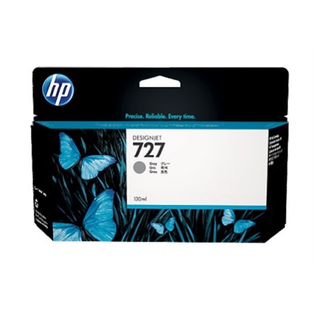TINTA HP LF 727 B3P24 GRIS  DesignJet T1500 /T2500/T920 130ML