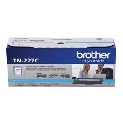 TONER BROTHER TN227C CIAN GENUINE ALTO RENDIMIENTO (2 300 PAG)HL-L3210CW  HL-L3230CDW  HL-L3270CDW  HL-L3290CDW  MFC-L3710CW  MF