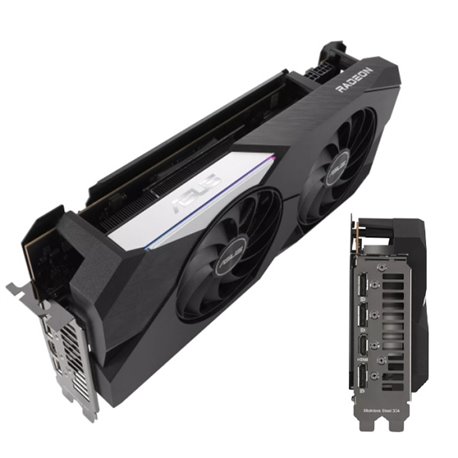 TJ VIDEO ASUS 12GB DUAL-RX6700XT-12G RADEON RX6700XT/PCIE X16 4.0/12GB GDDR6/HDMI/3X DP/ESTANDAR DDR6 3DP 1HDMI