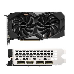 TJ VIDEO GIGABYTE 6GB GDDR5 GTX1660 NVIDIA 3.0 192 BITS 3*DP HDMI  GV-N1660OC-6GD