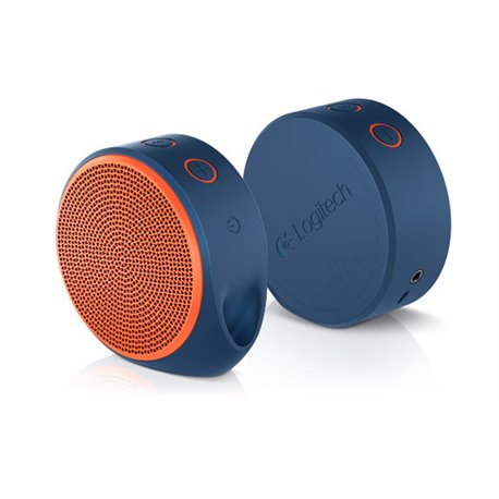 BOCINA PORTATIL LOGITECH X100 BLUETOOTH NARANJA