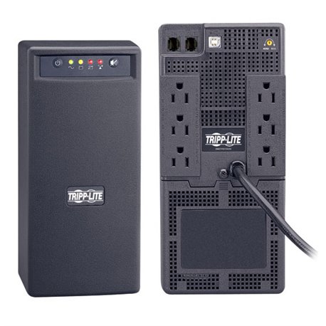 UPS TRIPPLITE SMART750USB PRO 750VA/450W TORRE AVR 6 NEMA 5-15R (3 C/PROTECCION BAT) 120V PTO TEL/DSL/ETHERNET