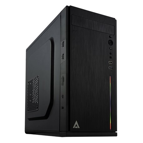 GABINETE FUSION X500 FUENTE 500W RGB  MINI TORRE M-ATX M-ITX USB 3.0  AC-929530