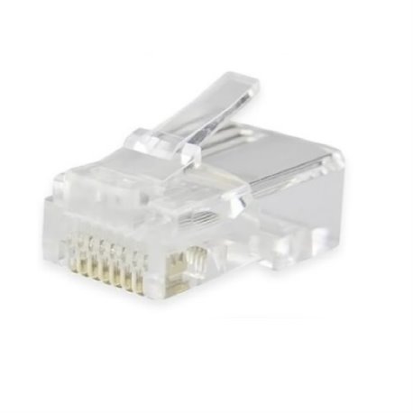 PLUG BROBOTIX RJ45 CAT5E  8 POSICIONES  BOTE CON 100 PIEZAS