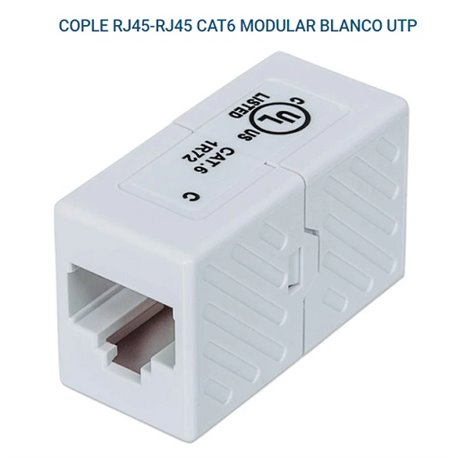 COPLE INTELLINET CAT 6 BLANCO MODULAR 8P8C H A 8P8C H 504751