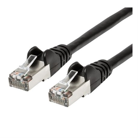 CABLE PATCH INTELLINET CAT 6A 90CM NEGRO