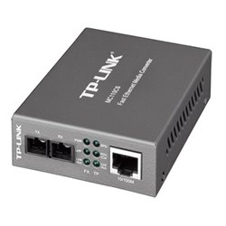 CONVERTIDOR MULTIMEDIA MODO INDIVIDUAL TP-LINK 10/100Mbps COMPATIBLE ESTANDARES 802.3u 10/100 Base-TX  100Base-FX