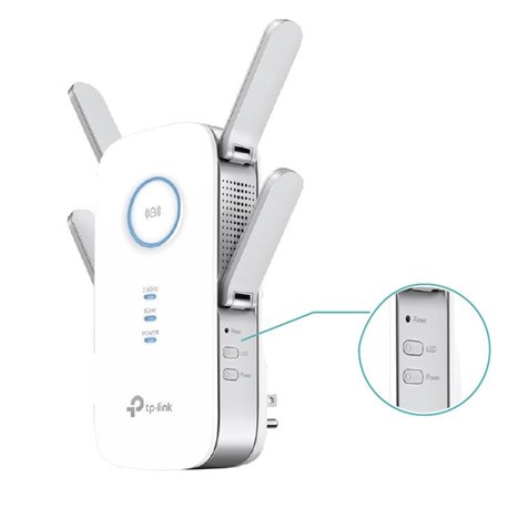 EXTENSOR DE RANGO INALAMBRICO RE650 TP-LINK AC26000 MU-MIMO BEAMFORMING 4 ANTENAS PTO RJ45 GIGABIT MODO AP