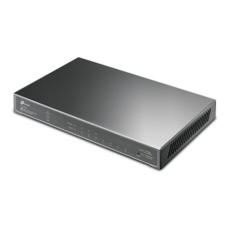 SWITCH SMART JETSTREAM TP-LINK TL-SG2008P 8 PUERTOS RJ45 GIGABIT CON 4 PUERTOS (1-4) PoE+ 802.3at/af MAX 62W