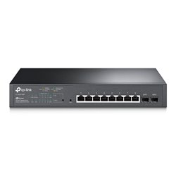 SWITCH SMART JETSTREAM TP-LINK TL-SG2210MP 8 PTOS POE+ (IEEE 802.3 at/af MAX 150W) + 2 RANURAS SFP GIGABIT