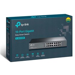 SWITCH TP-LINK TL-SG1016DE INTELIGENTE 16 PUERTOS GIGABIT 10/100/1000M PLUG AND PLAY